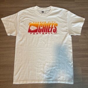 NFL Kansas City Chiefs White and Red Tee